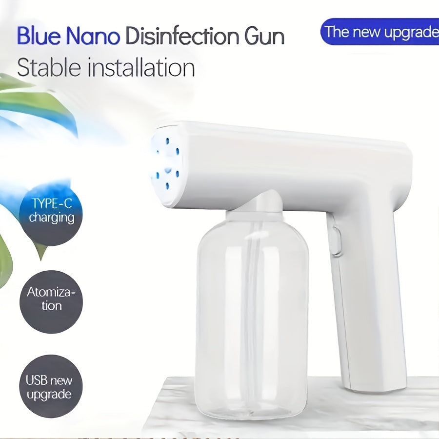 300ml Elektron Nano Sprey Qurol Havo Namlagich Havo Yoqtiruvchi Diffuzor USB Qayta Zaryadlanadigan Ko'k Nur Atomizer