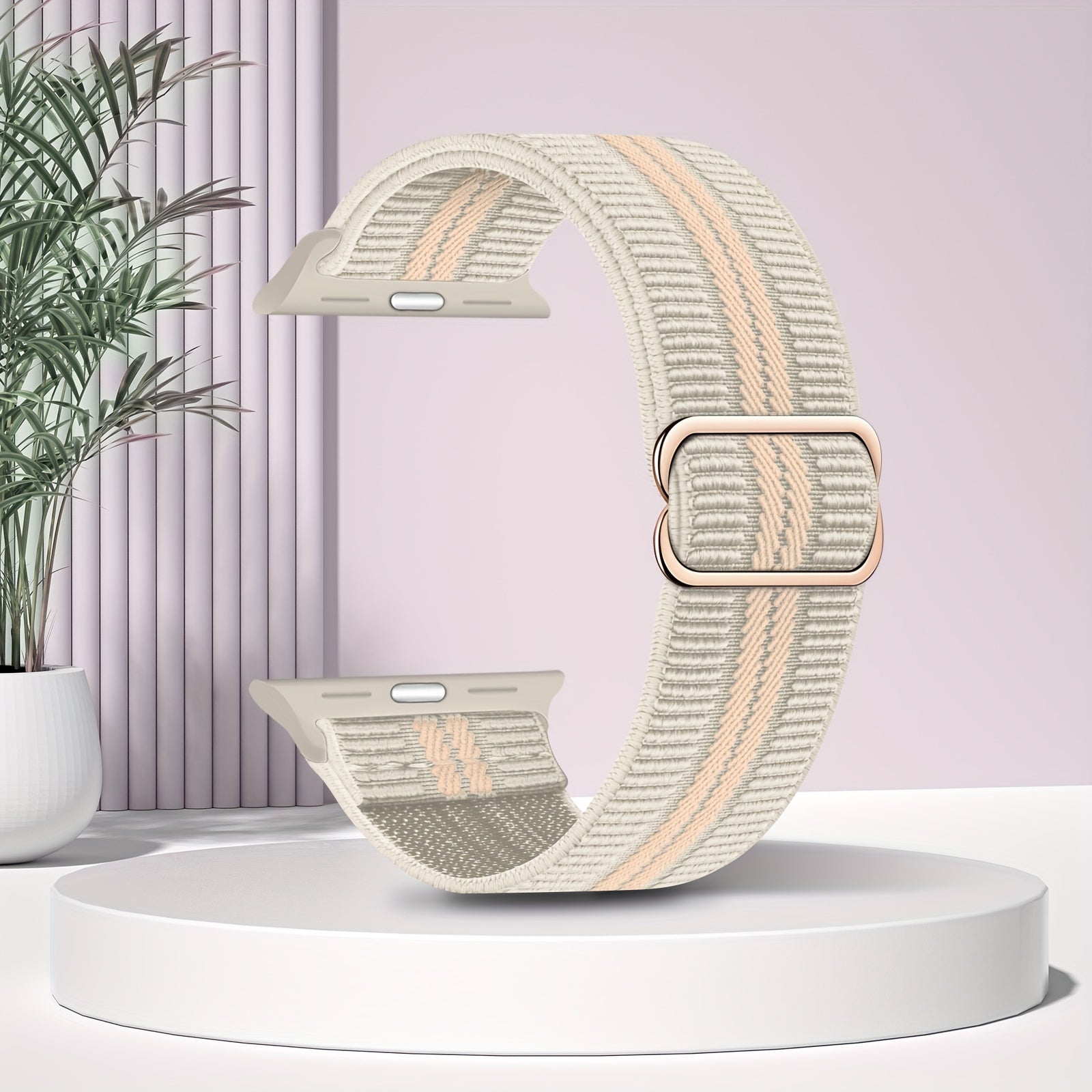 Nylon Woven Smartwatch Bands for Apple Watch Water-Resistant Adjustable Breathable Soft