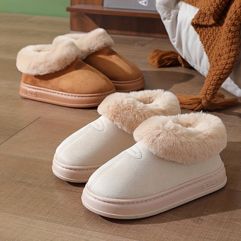 Women's Snow Boots Warm Thick Sole Indoor Outdoor Shoes