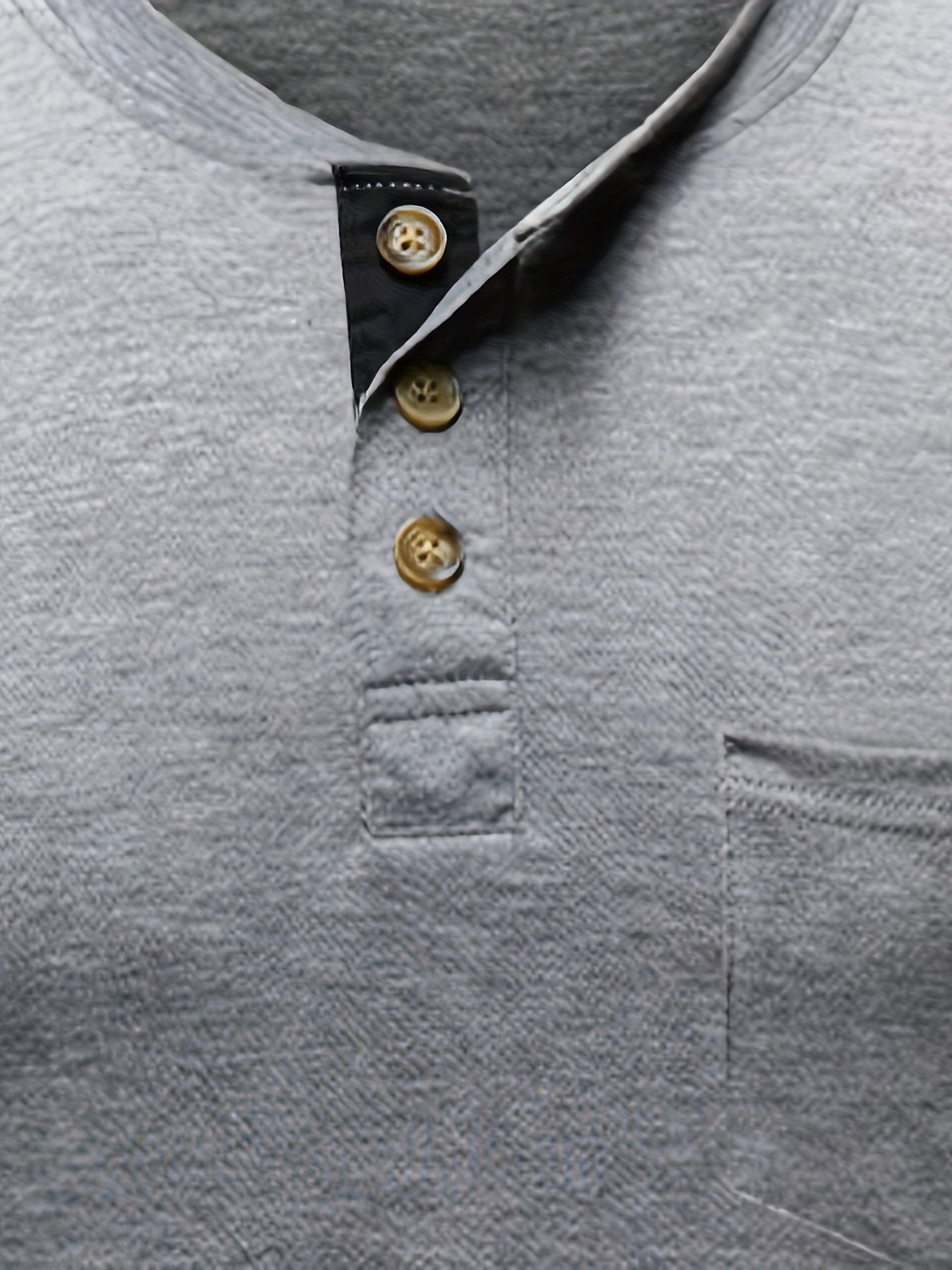 Camiseta de manga corta para hombre de talla grande en poliéster con bloques de color y cuello redondo