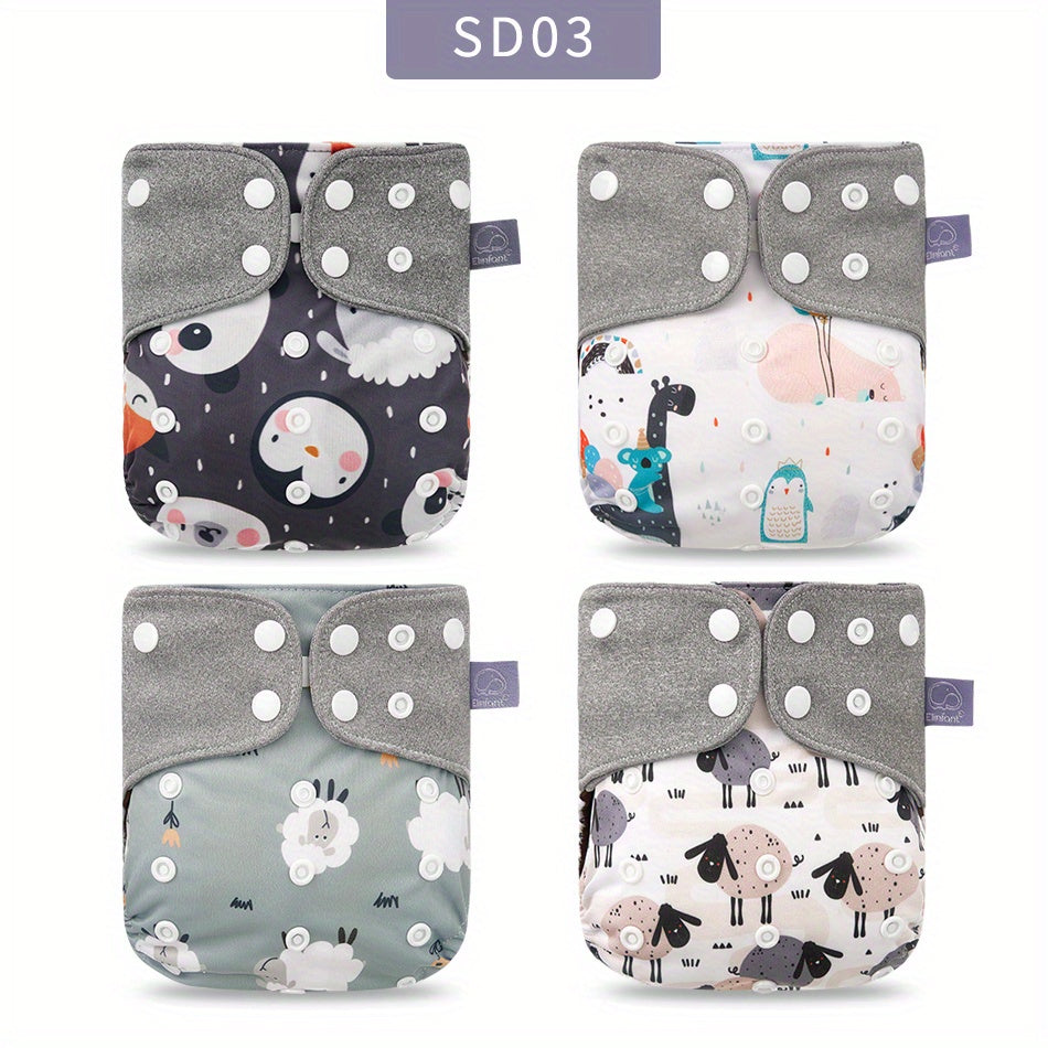 Breathable Waterproof Washable Cloth Diapers for Babies