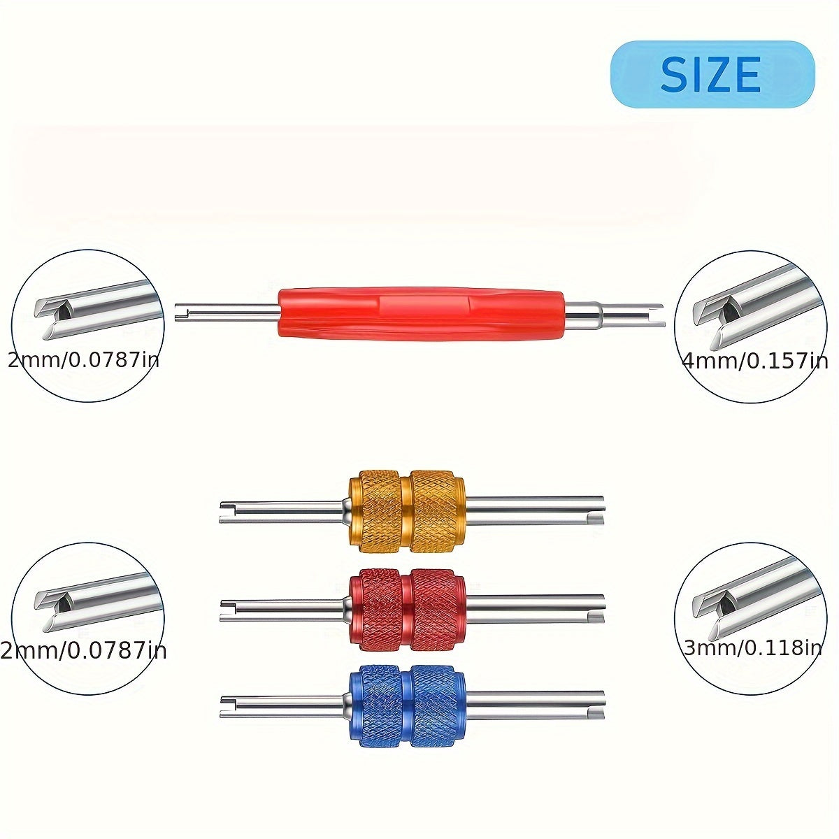 Four Pairs Double-Headed Sets for Crafts and DIY Projects