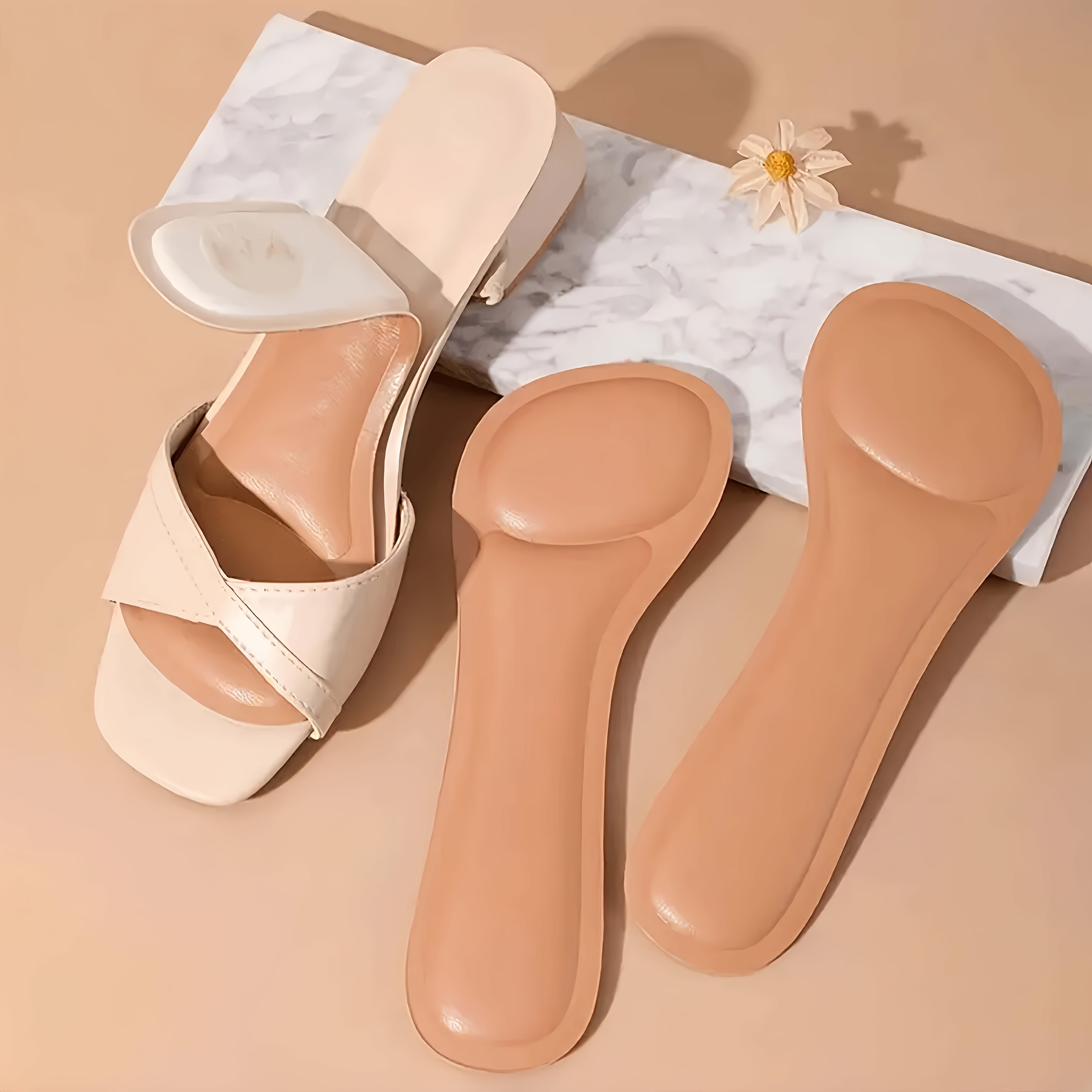 Women's Soft Anti-Slip Insole Pads for High Heel Sandals, Self-Adhesive