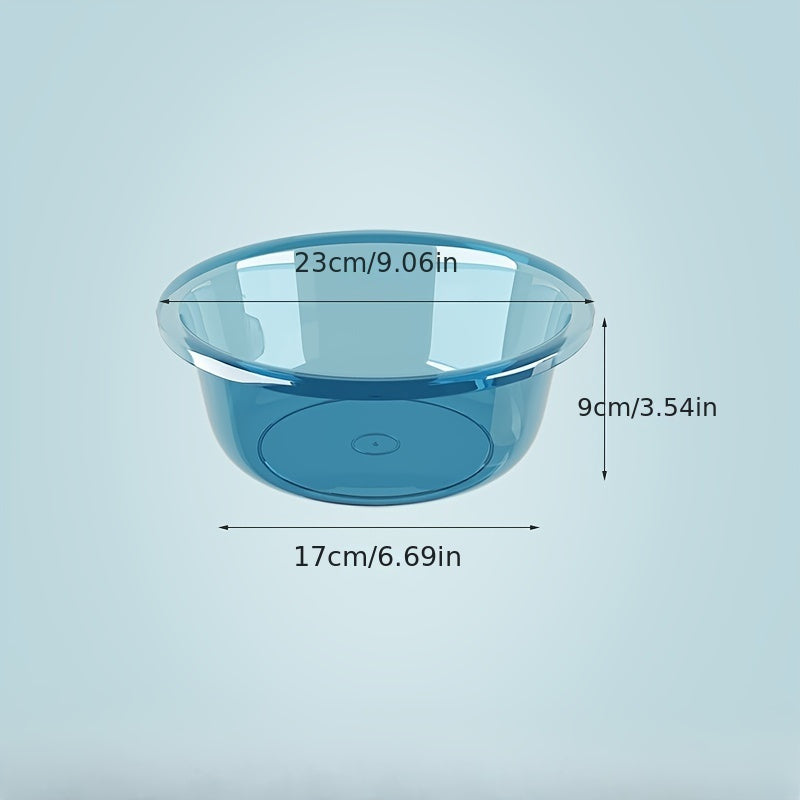 Katta Mustahkam Plastik Yuvish Tovozi - Sabzavotlar, Mevalar va Oyoqlarni Yuvish Uchun Ideal