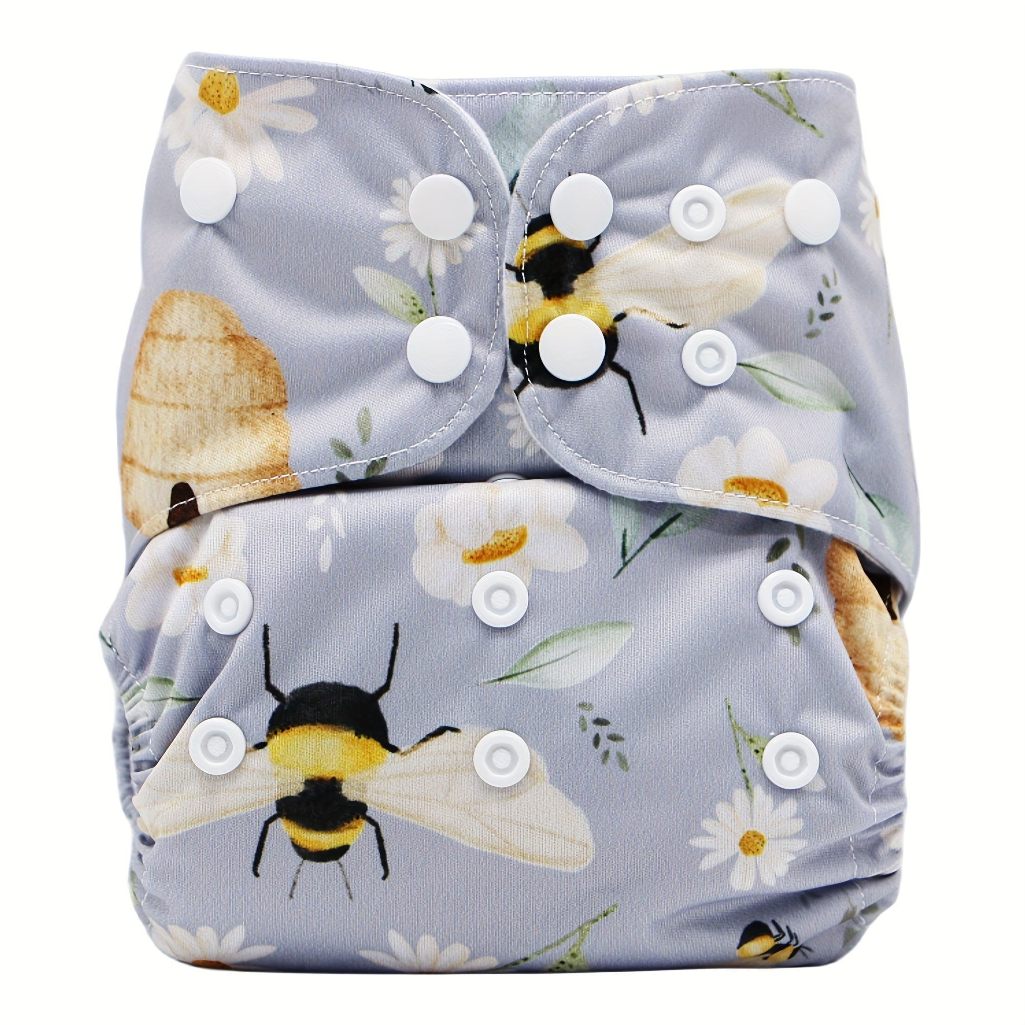 Reusable Waterproof Cloth Diapers for Infants to Toddlers 3-15kg Adjustable