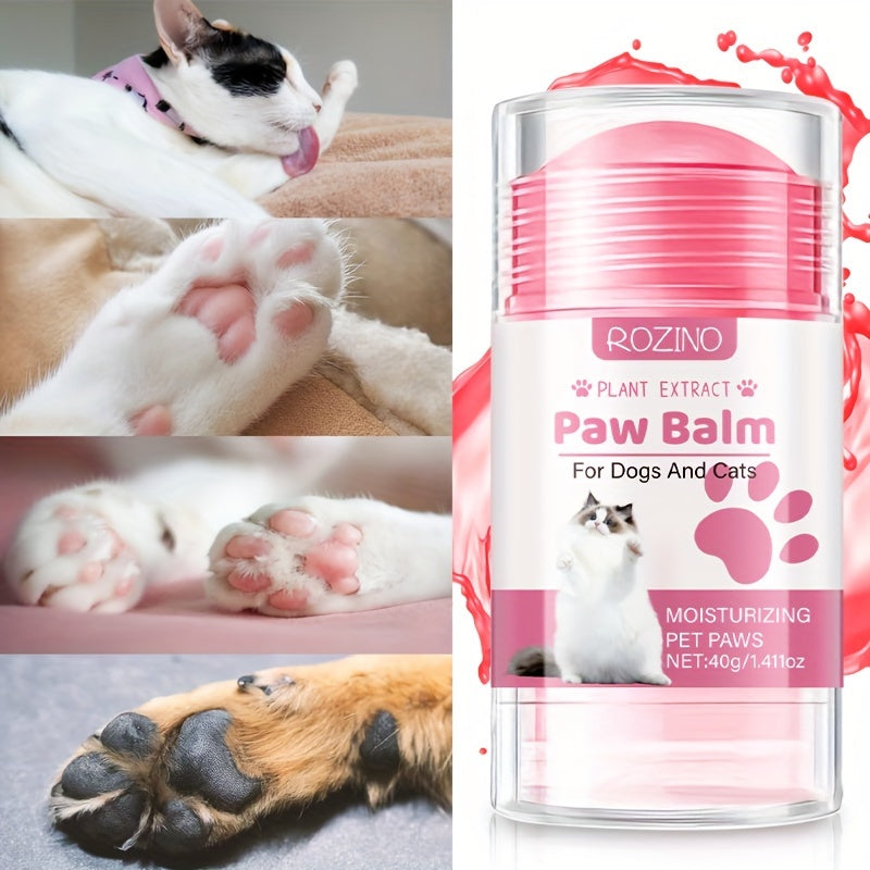 Pet Paw Balm Stick for Dogs and Cats Moisturizing Repair Soothes Dry Paws 40g