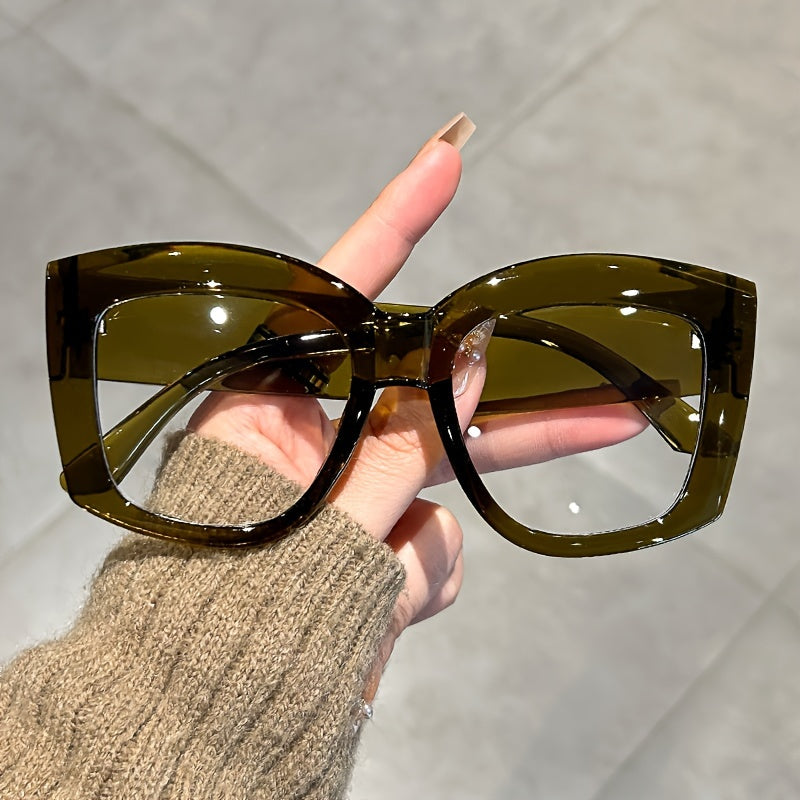 Ayollar uchun katta mushuk ko'zli quyoshdan himoyalovchi ko'zoynaklar, plyaj ta'tili uchun UV himoyasi