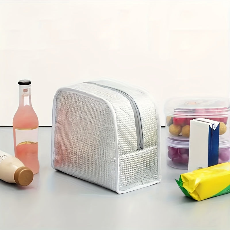 Insulated Waterproof Food Storage Bag with Adjustable Size for Travel and Picnic