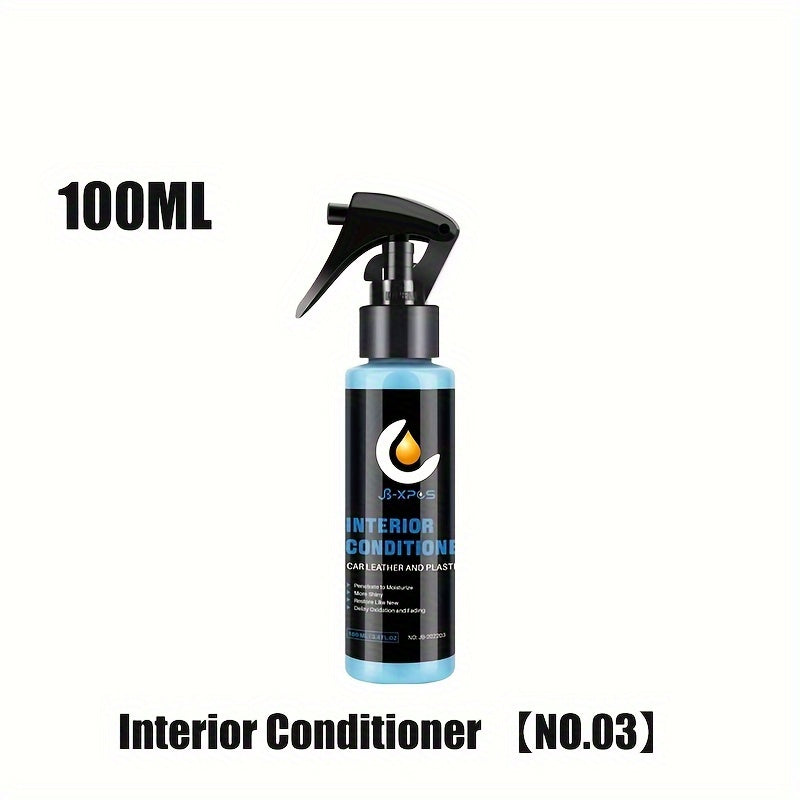 Recubrimiento líquido para el interior del coche para la restauración de plástico y cuero sintético. Protege contra la oxidación y la decoloración.