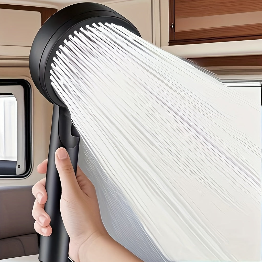 Handheld Shower Head with 5 Modes, Light Beige, Water Saving, Easy Install