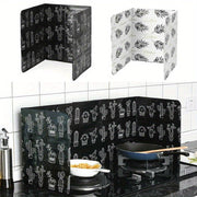 Placa de aislamiento térmico de aluminio para cocina de gas, protector contra salpicaduras para protección de estufa