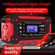 12V 6A Automotive Battery Charger Trickle Charger with Temperature Compensation