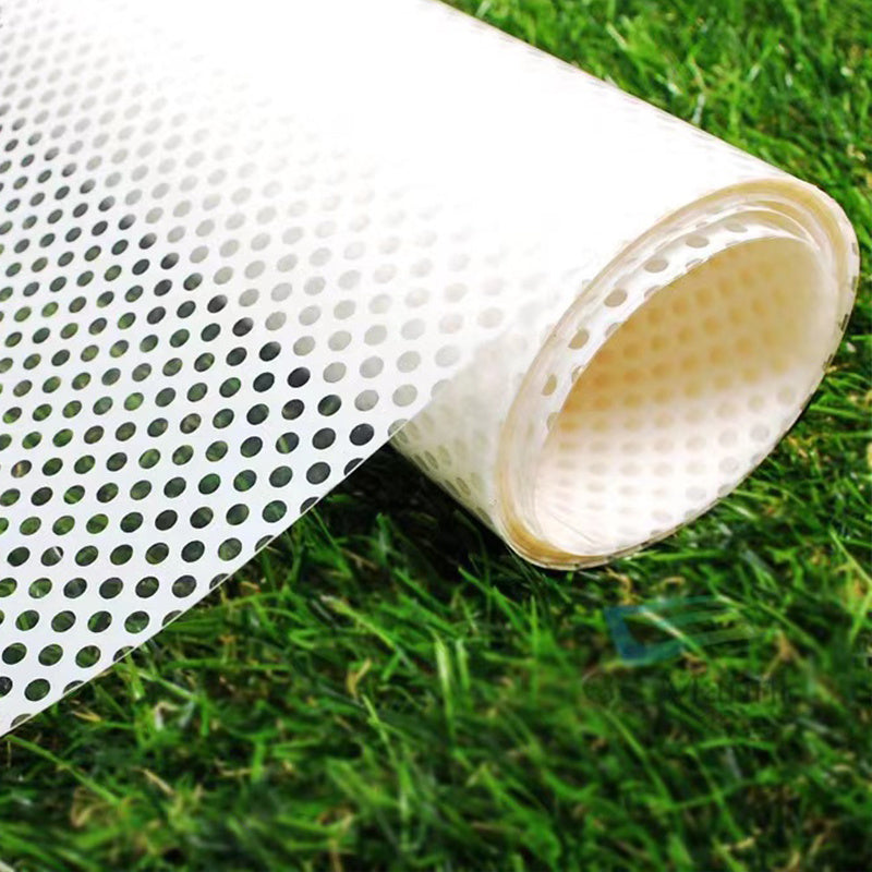 Stained Glass Window Privacy Film Black Vinyl One-Way Perforated UV Sun Blocking