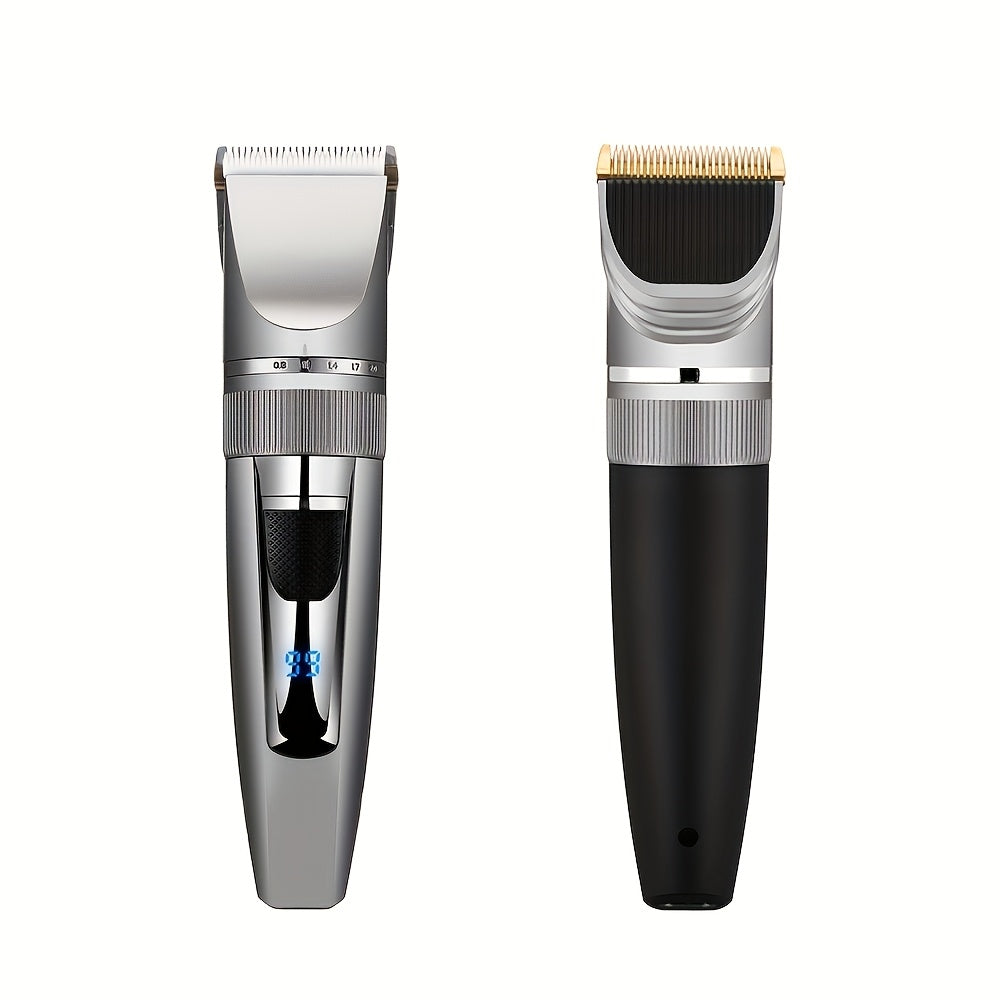 Professional Cordless Hair Clippers USB Rechargeable 1200mAh Lithium Battery