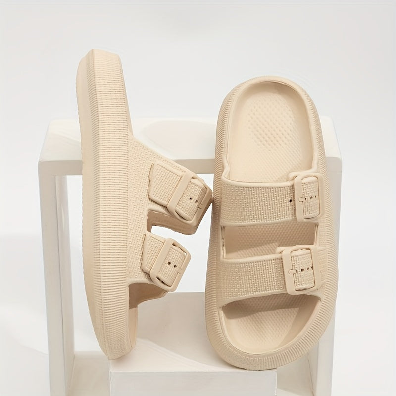 Women's Solid Color Slip-Resistant Quick-Dry Home and Outdoor Slippers