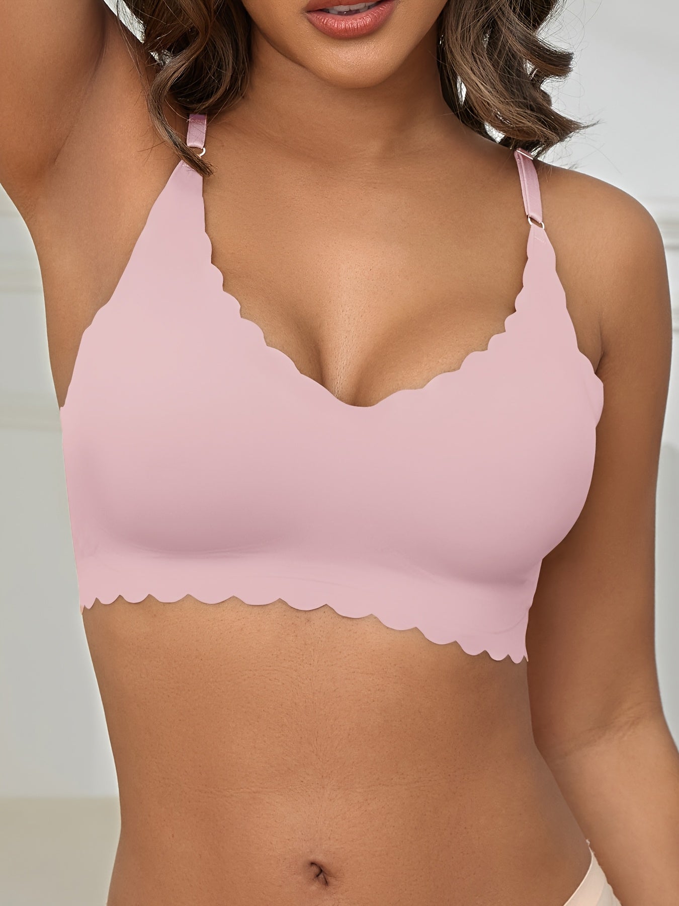 Women's Seamless Push-Up Bra Sets with Adjustable Straps and Breathable Fabric