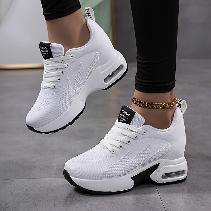 Women's Breathable Slip-On Sneakers with Lift Technology All-Season Comfort