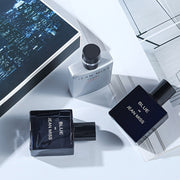 Men's Perfume Set with Blue Cologne and Woody Fragrance in Gift Box