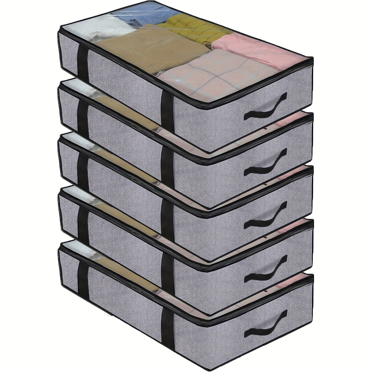 Collapsible Quilt Storage Bag Moisture-Proof Dust-Proof Organizer for Holiday Use