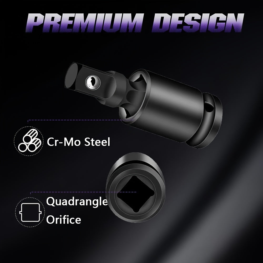 универсальный адаптер для головки торцевого ключа из стали с вращением на 360°