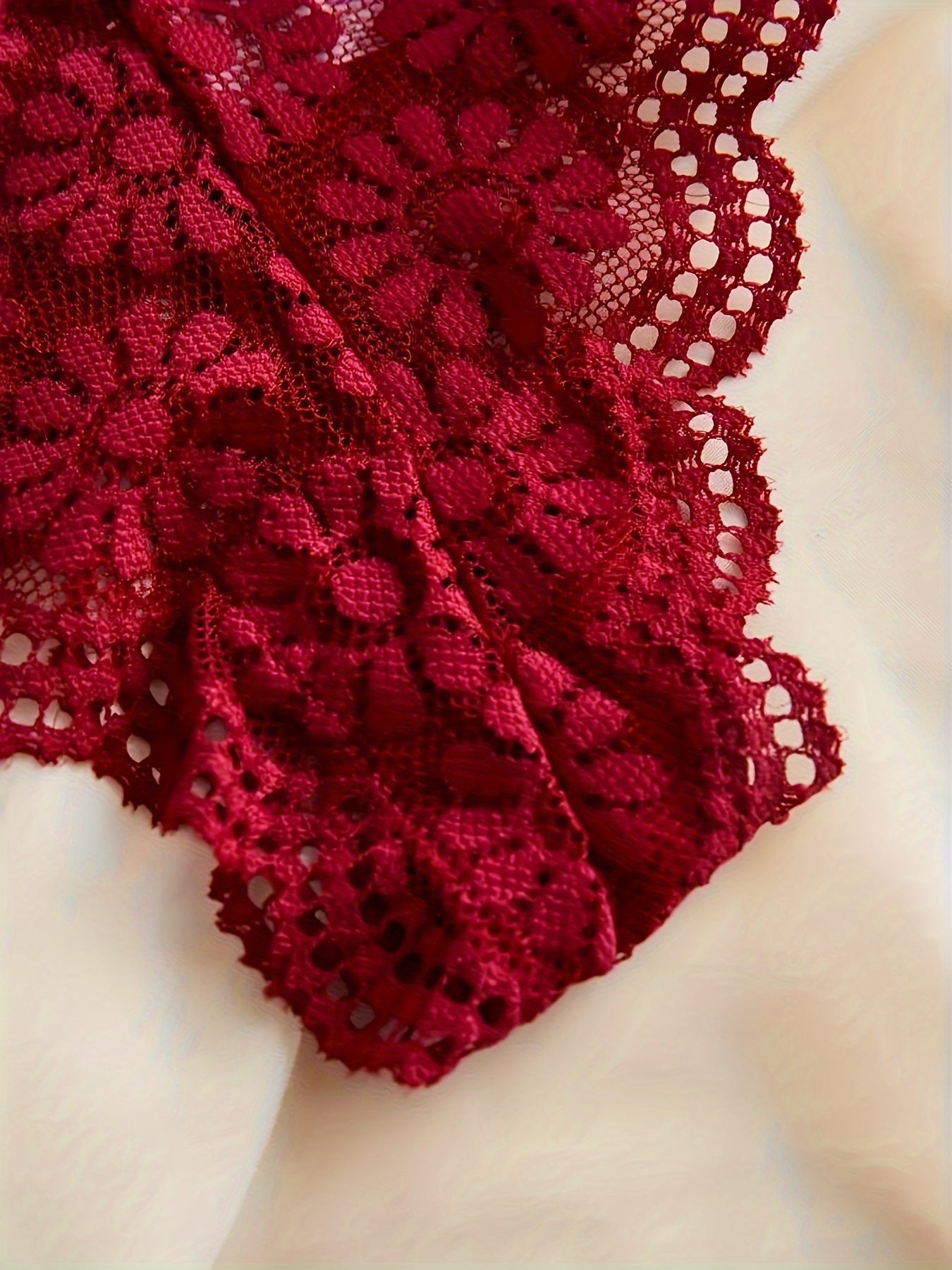 Women’s Lace Bra and Underwear Set 4-Piece Sexy Lingerie Set