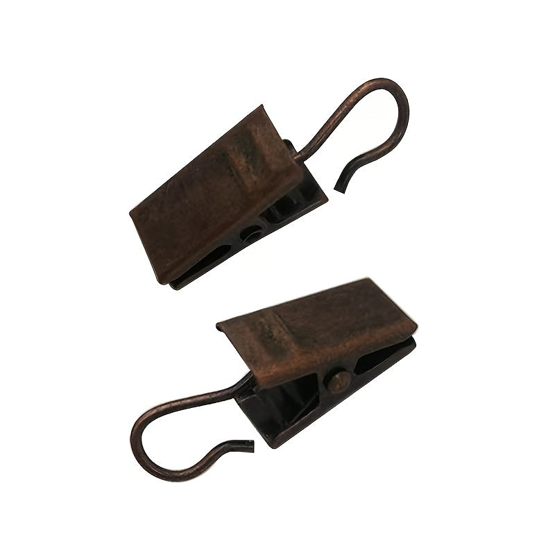 Set of 30 Metal Hook Clips for Hanging Curtains Photos Art and Home Decor