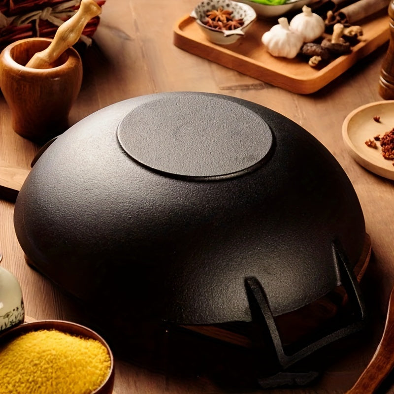 Ikki tutqichli golland qozon, oval kastryulka va ko'p maqsadli pishirish qozoni, quyma temirdan yasalgan.