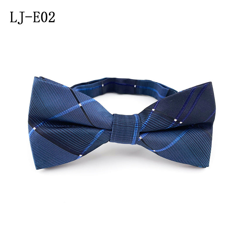Men's Bow Tie Polyester Jacquard Fabric for Formal Events