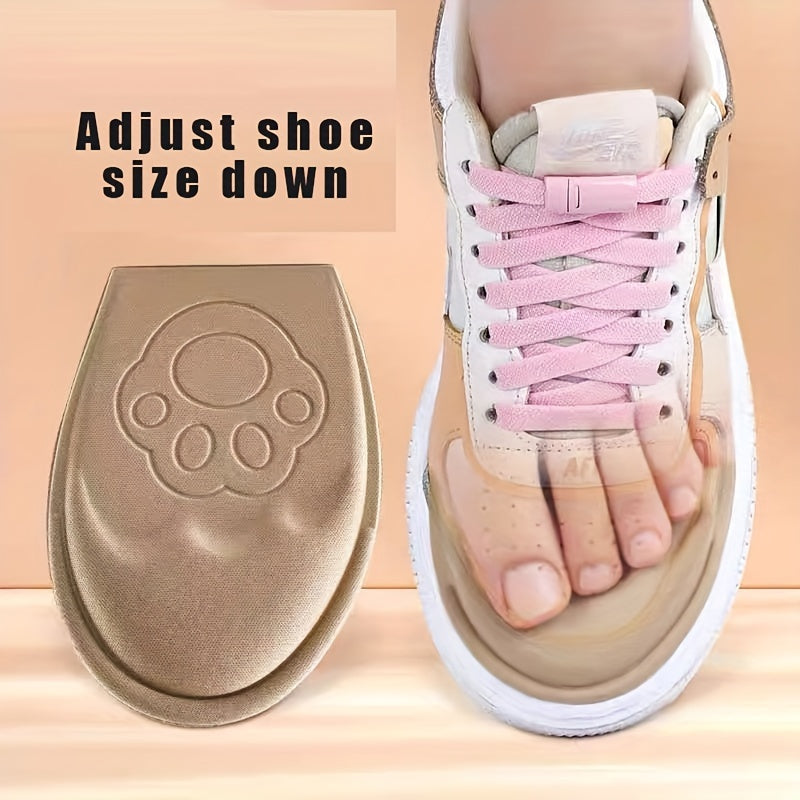 Unisex Thickened Half Size Forefoot Insoles, Round Toe Pad, Pain Relief