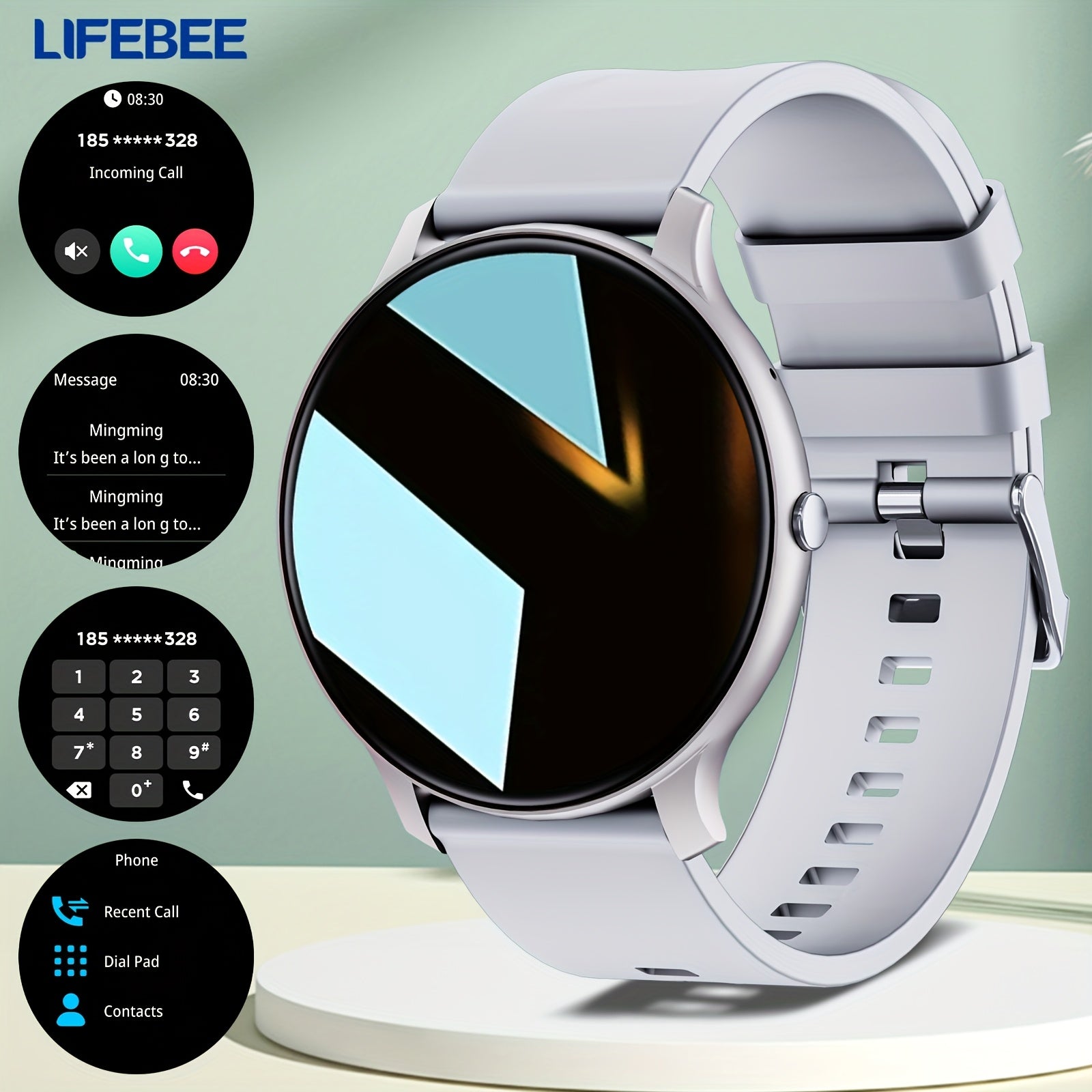 2024 Smartwatch Answer Calls Fitness Tracker 100+ Exercise Modes Wireless USB Charging
