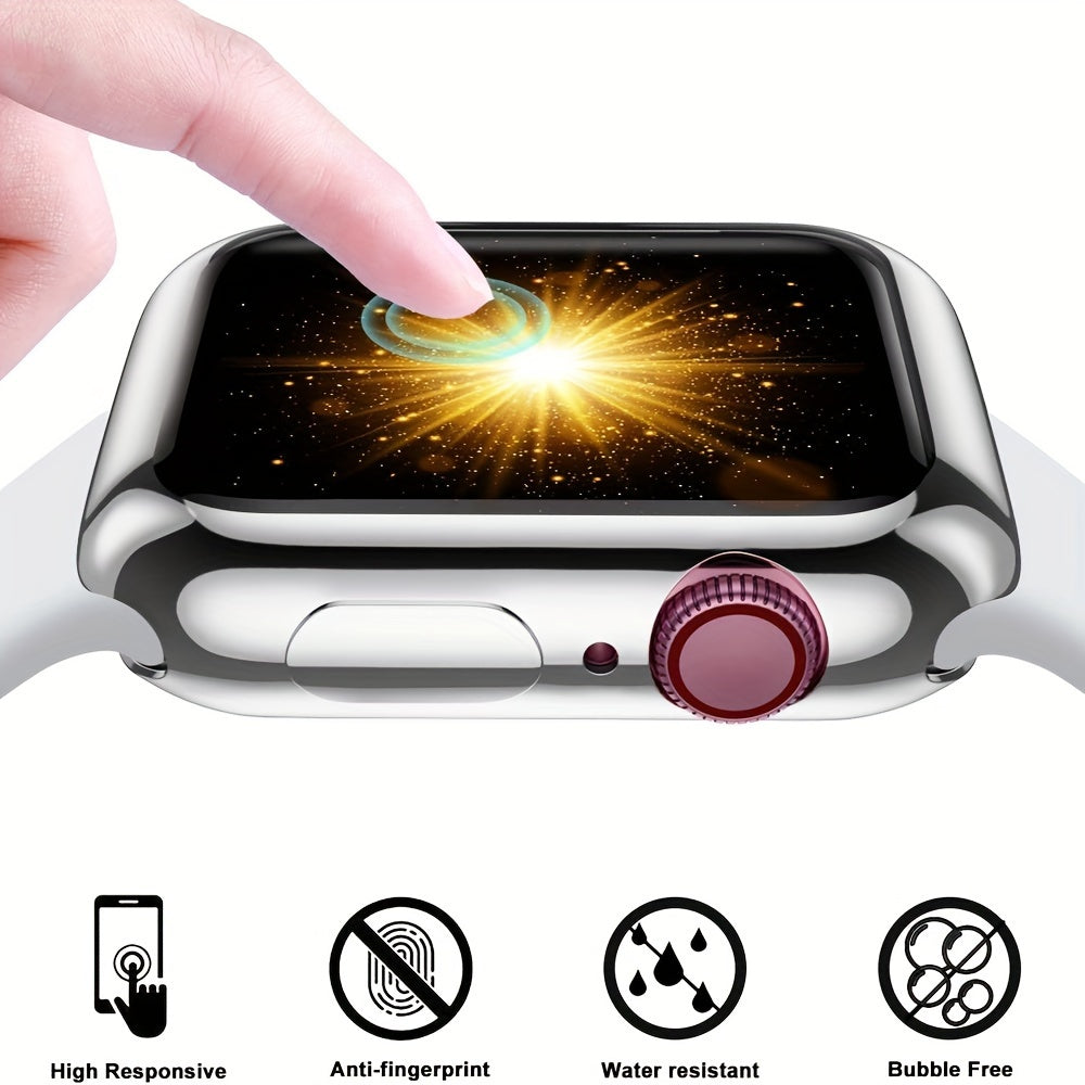 Set de funda completa de TPU para reloj inteligente para hombres y mujeres compatible con Apple Watch Series 38mm 49mm ultra delgado resistente a arañazos