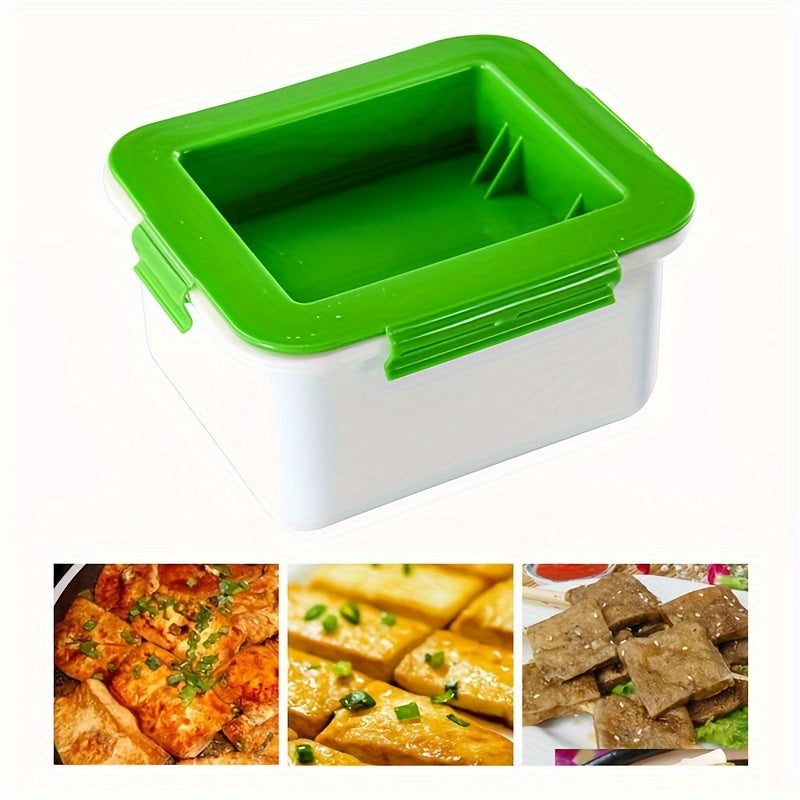 Set of 3 Tofu Pressers with Drainage Port, Food Grade PP, 3 Layers