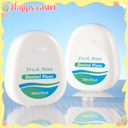 Diş ipi lentasi 2-to'plam Peppermint 50m Oraliq tishlarni tozalash portativ dozator