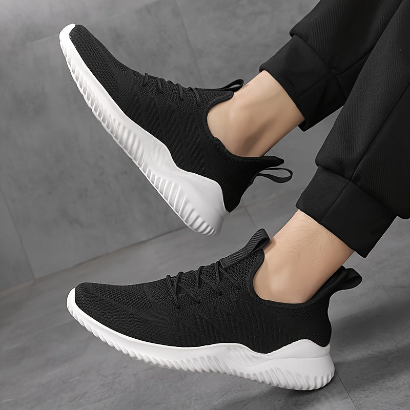 Zapatillas slip-on transpirables unisex para deportes casuales y correr con suela de EVA