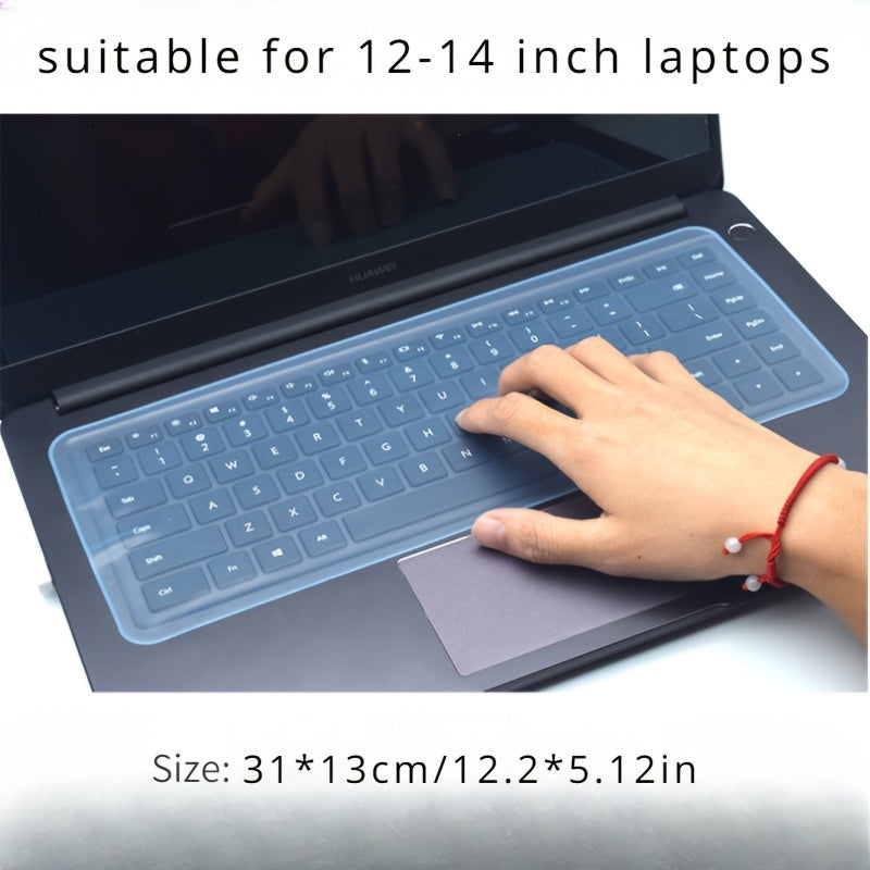 Silicone Waterproof Dustproof Keyboard Protector for 30.48-35.56 cm Laptops