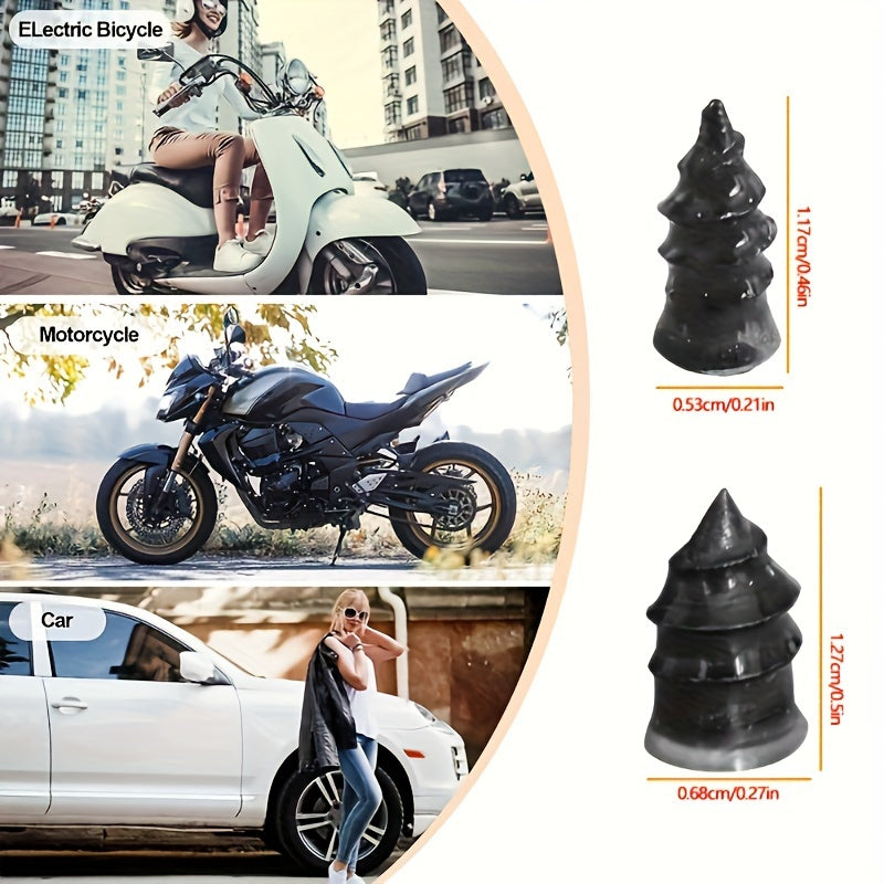 Universal Tire Repair Kit 20pcs Rubber Nails with Tool for Cars Motorcycles Trucks