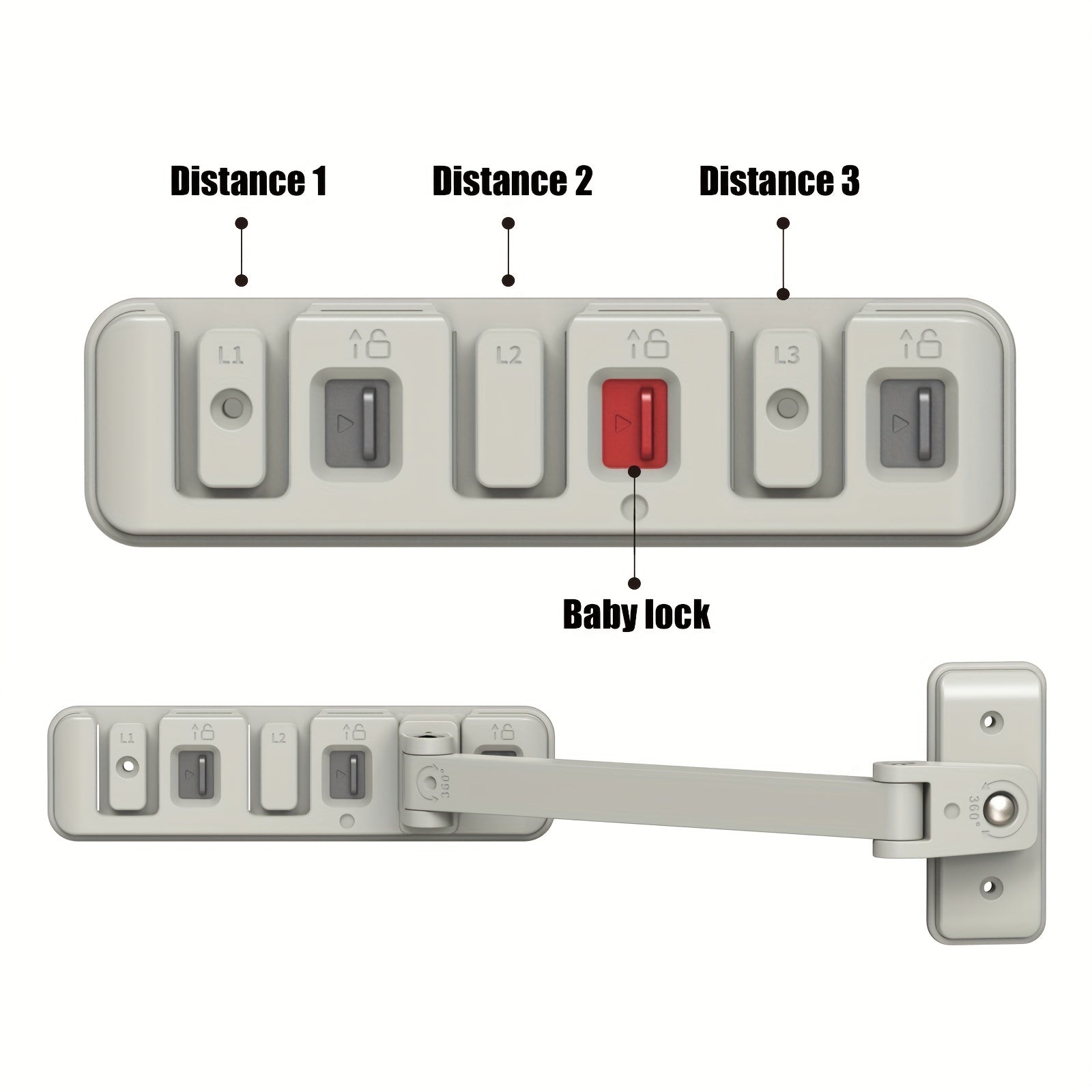 Child Safety Lock for Windows Baby and Pet Window Restraint Easy Installation