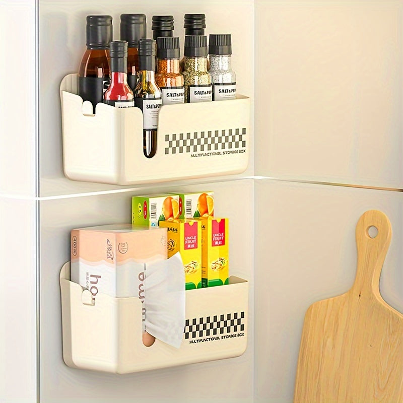 Shaffof oshxona saqlash qutisi piyoz, zanjabil, sarimsoq va devorga osib qo‘yiladigan hammom tashkilotchisi uchun