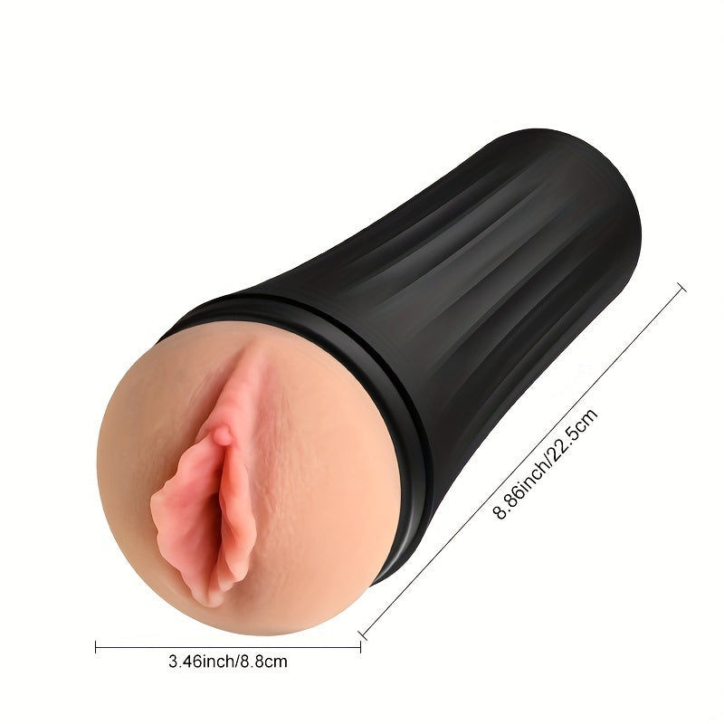 Male TPE Masturbator with 3D Textured Vagina, Portable, Realistic