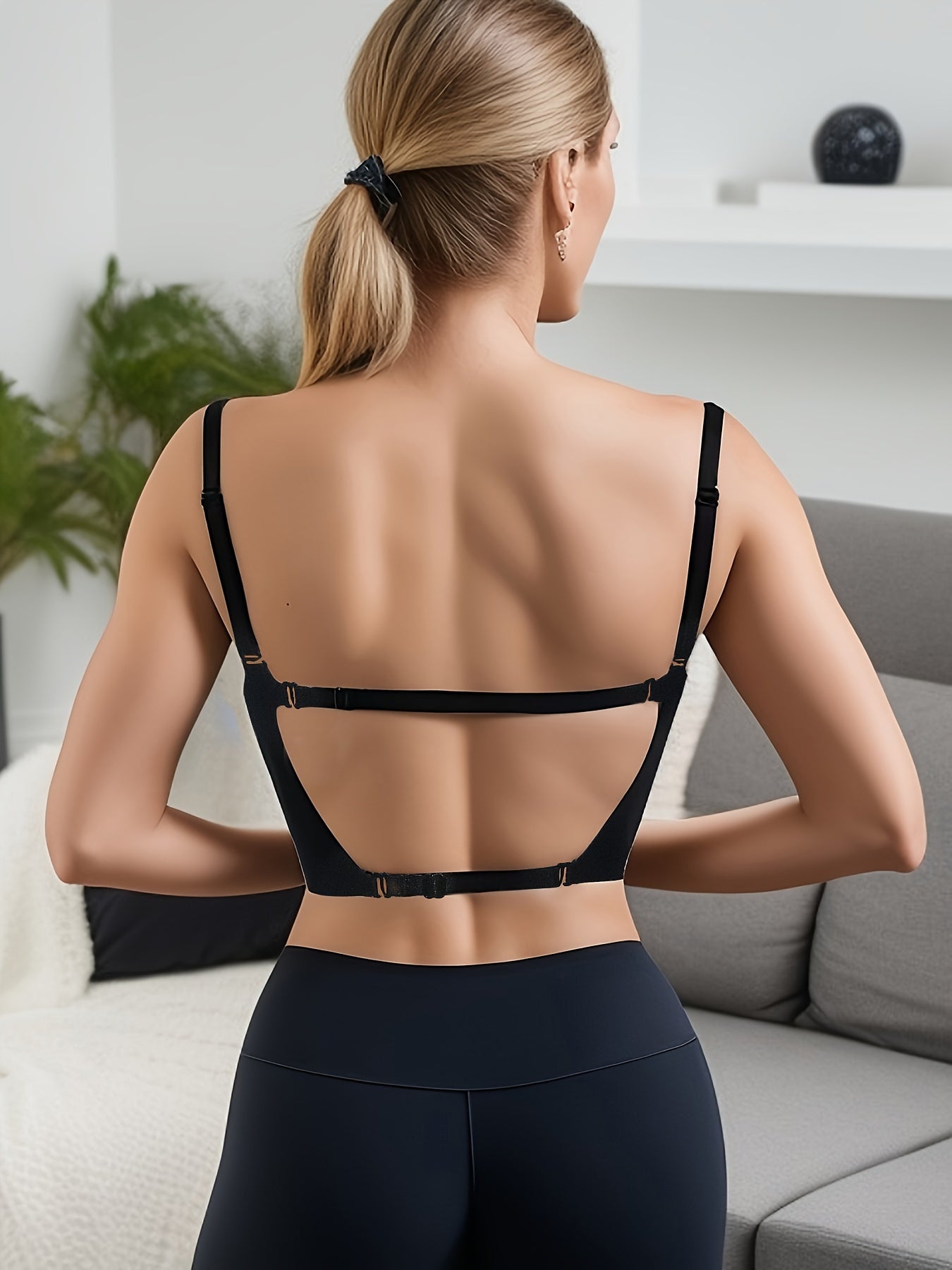 Seamless Back U-Shaped Women's Bra with Comfortable Fit