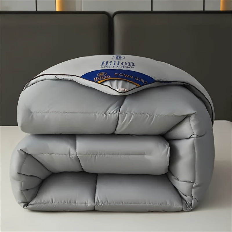 All-Season Ultra-Soft Polyester Comforter for Hotel Bedrooms and Gifts
