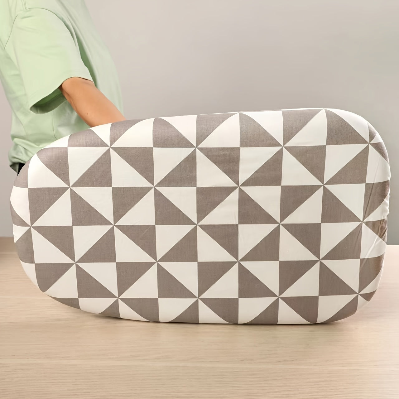 Mustahkam Plastik va Noxush Po'lat Qurilishi - Gul naqshli Portativ Stol Ustidagi Qayta Temirlaydigan Taxta, Qisqa va Joyni Tejaydigan Dizayn, Quvvatli Saqlash