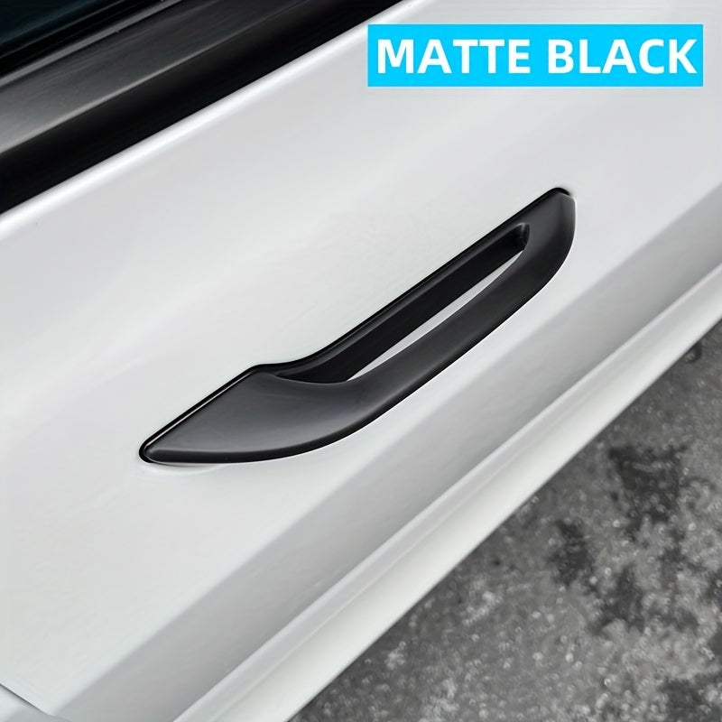 Car Door Handle Stickers for Tesla Model 3 and Y Anti-Freeze Protection Set of 4