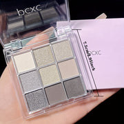 Женская палетка для smoky eye, 9 цветов, водостойкая, матовая, стойкая