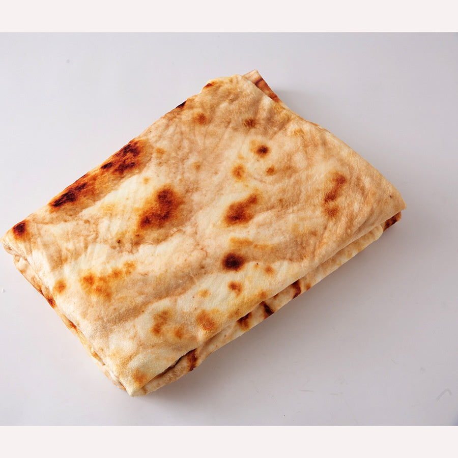 Manta de franela con patrón de pizza para sofá y cama, cálida y acogedora