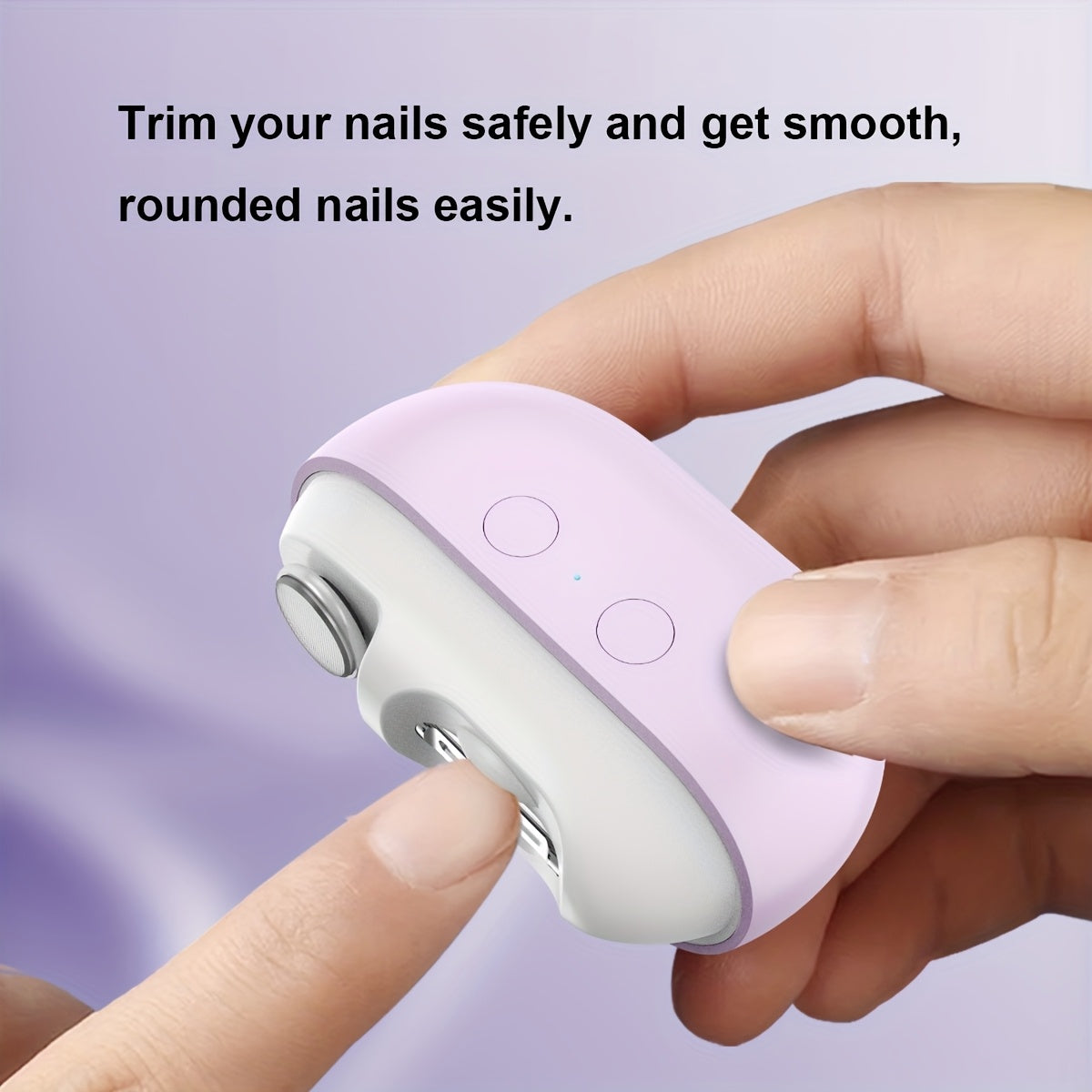 Electric Nail Clipper for Hands and Feet USB Rechargeable with 36V 500mAh Lithium Battery