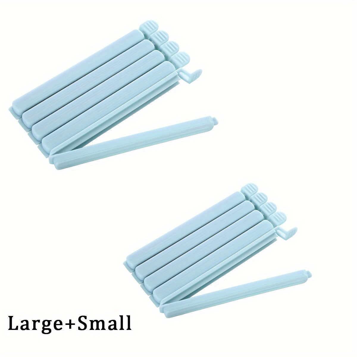 Oziq-ovqat saqlash kliplari 5 yoki 10 dona, oziq-ovqatning yangi holatini saqlash uchun havo o'tkazmaydigan sumka kliplari