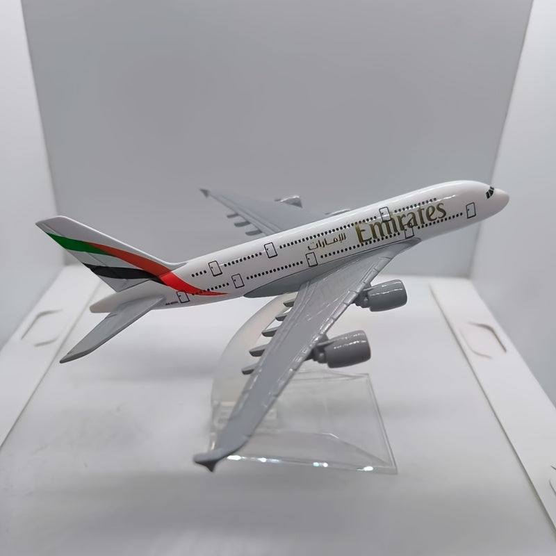 Hobbi uchun Collectible Airbus A380 Model Samolyoti 1:400 o'lchamda metall die-cast