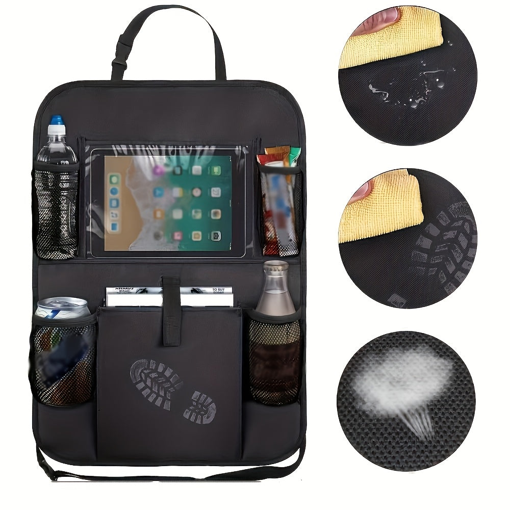 Avtomobil orqa o'rindiq tashkilotchisi saqlash sumkasi bolalar uchun universal sayohat aksessuari