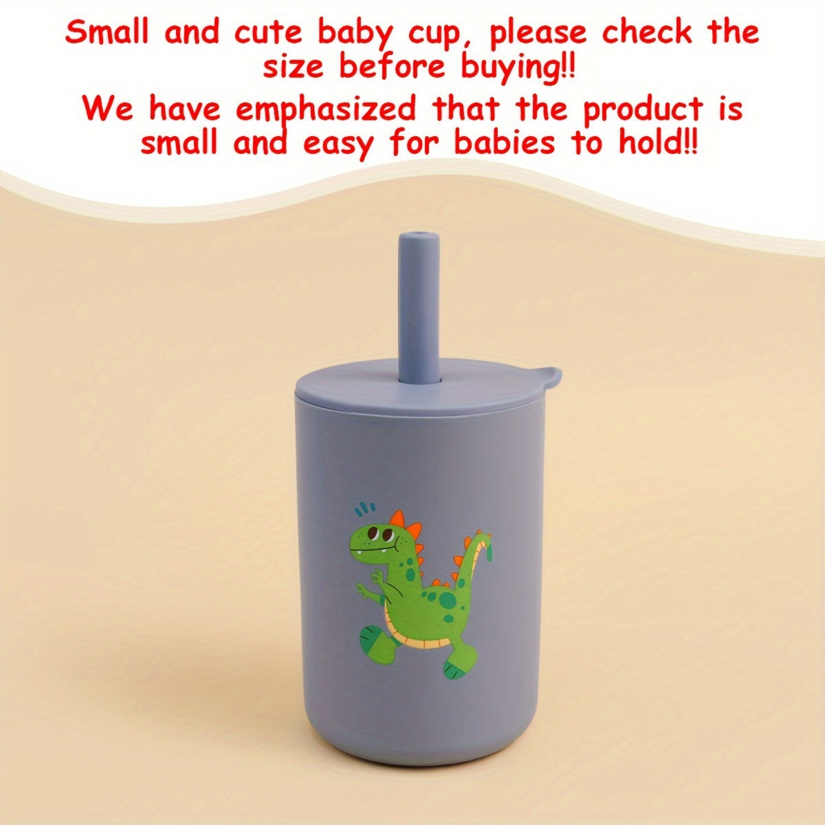 Personalized 6oz Kids Water Cup with Straw and Lid, Unbreakable, BPA Free